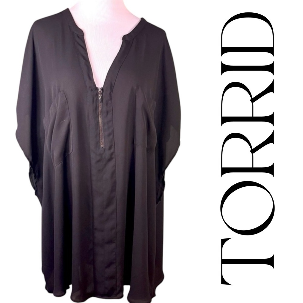 Torrid 6 gossamer blouse